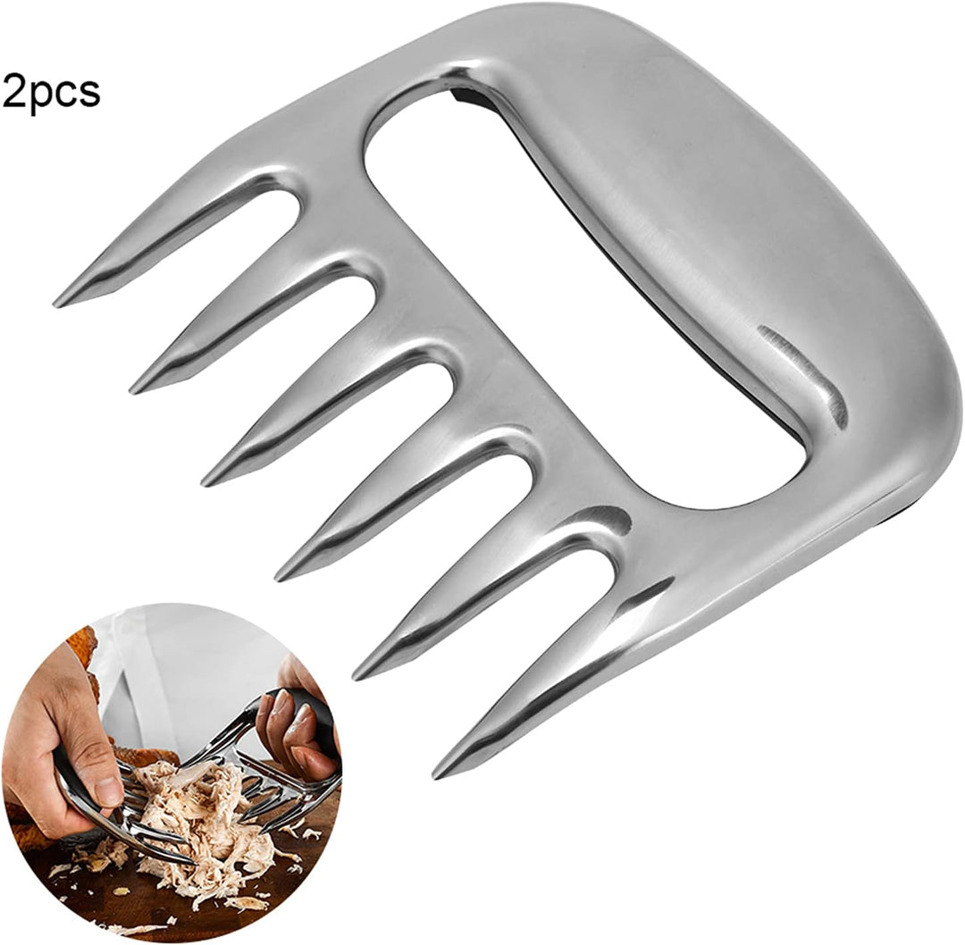 Meat Claws Fleischzerkleinerer für BBQ, 2 Stück Fleischkralle, Fleischgabel für Grill, BBQ und Brate