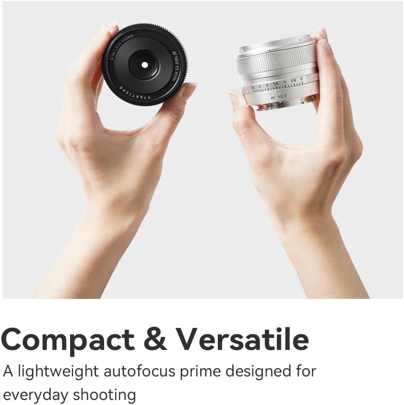 TTARTISAN AF 40mm F2 L Mount Vollformat Autofokus Objektiv, Grosse Blende Kompaktes Leichtes Kamerao
