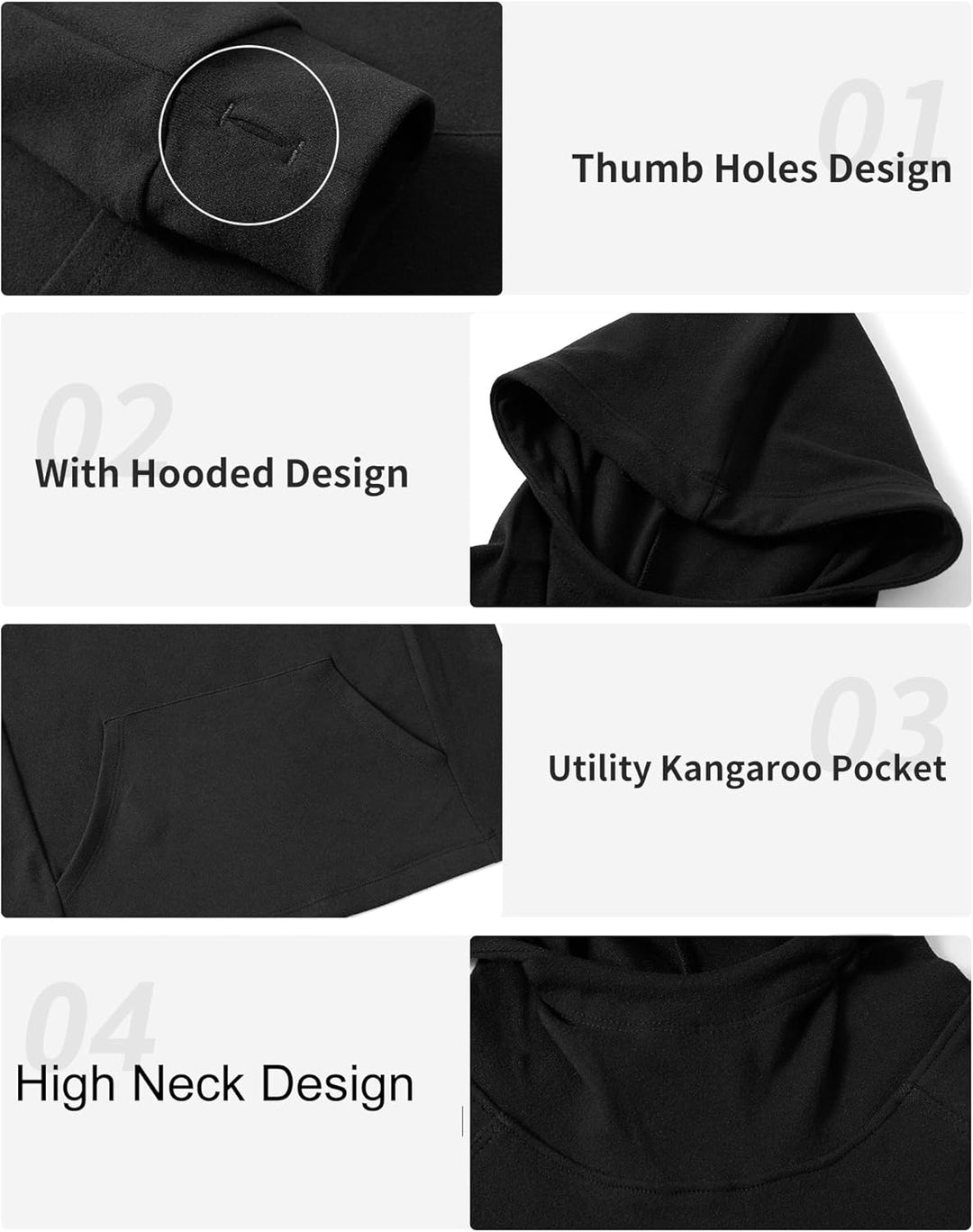 Rolanko Mädchen Hoodies Fleece Sweatshirts Langarm Gemütlicher Leichter Kapuzenpullover Oberteile mi