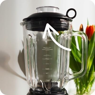 Standmixer Bechermixer, Smoothie, Smoothie-maker, Behälter, 1200W, Schwarz, Schwarz HUS1007