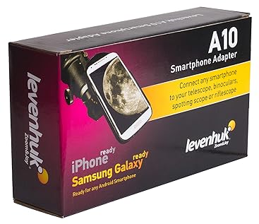 Levenhuk A10 Universal-Smartphone-Adapter für Teleskope, Mikroskope und Ferngläser — Machen Sie Foto