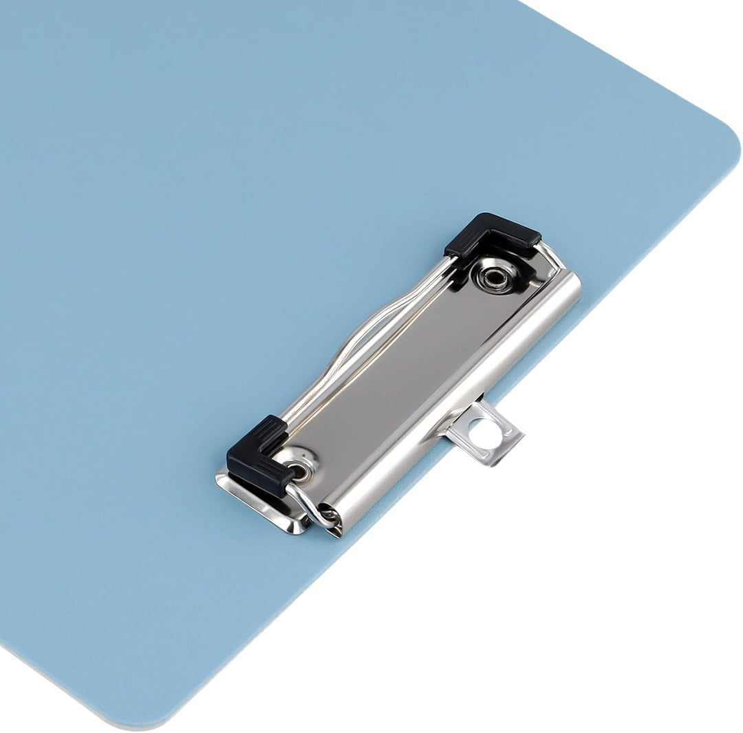KEILEOHO 12er Pack Klemmbrett A4, 31 x 22,3cm Klemmbretter Schreibmappe A4 mit MetallClip und Verste