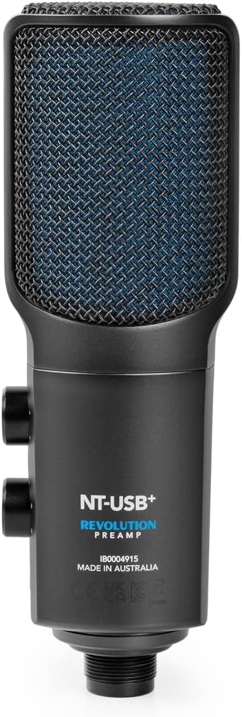Rode NT-USB+ USB-Kondensatormikrofon + keepdrum MS138 Gelenkarm Schwarz, NT-USB+-MS138BK