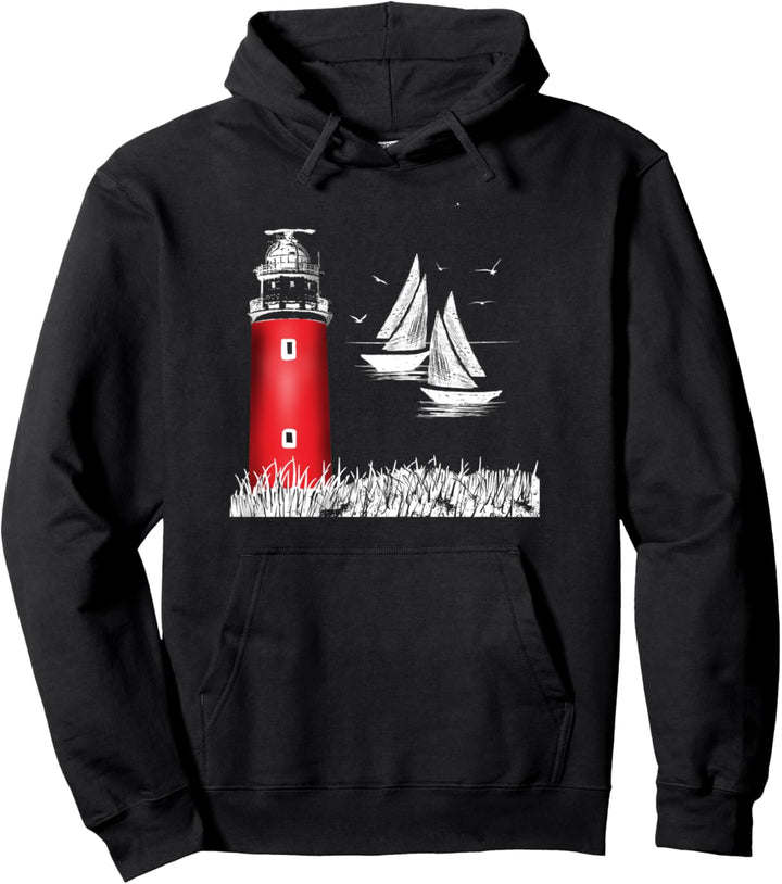 Insel Texel Leuchtturm Eierland Holland Watteninsel Pullover Hoodie