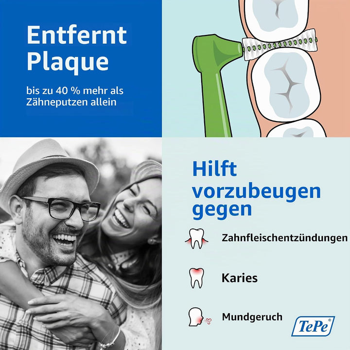 TePe Interdentalbürsten Angle GELB 0,7 mm, 25 Stück