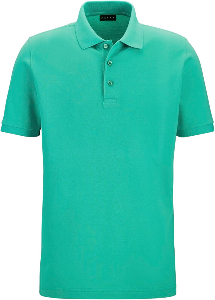 FALKE Herren Basic Polo Shirt Piqué Poloshirt weich hautfreundlich bequem sehr leicht atmungsaktive