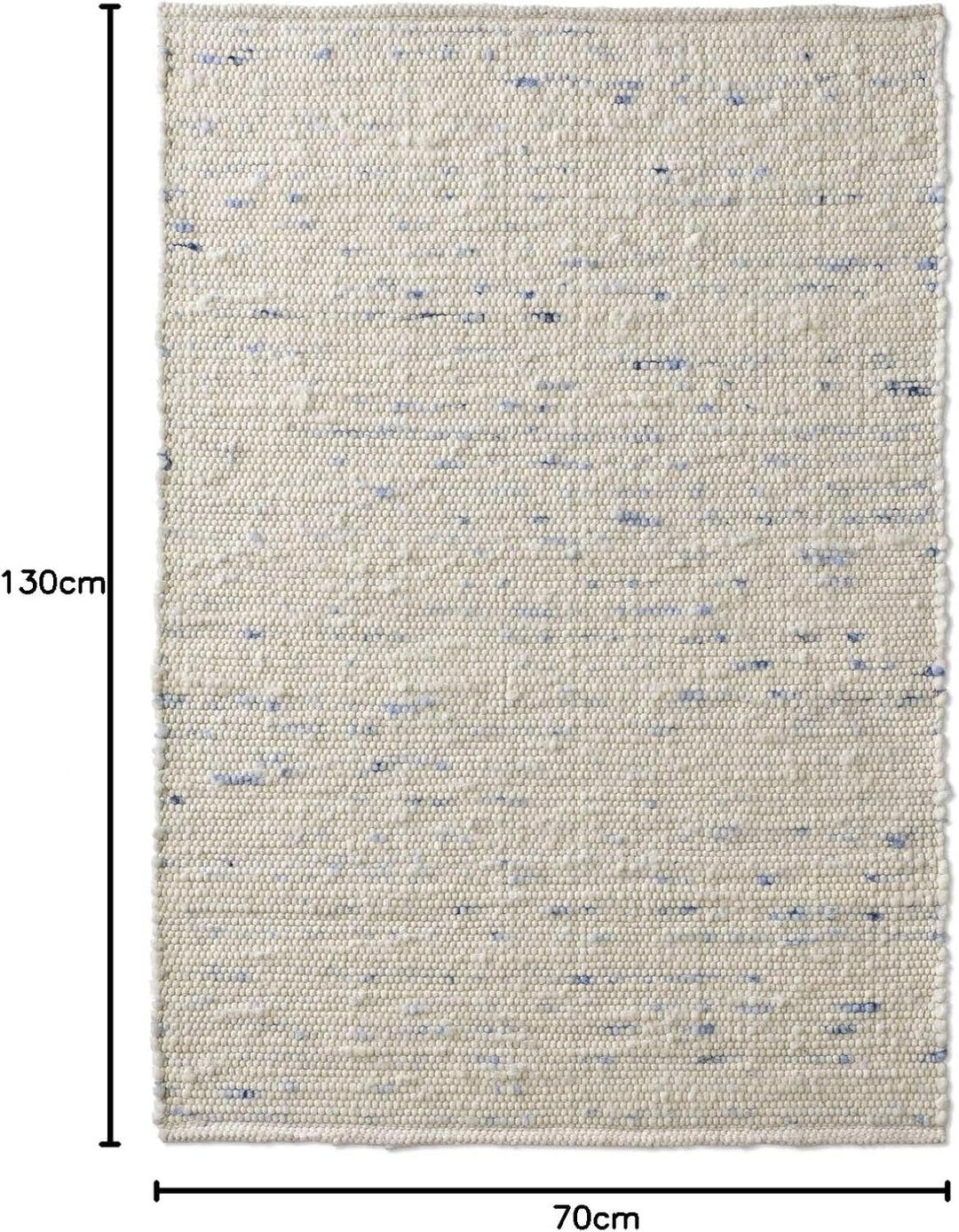 Taracarpet Handweb-Teppich Oslo Wolle im Skandinavischem Landhaus Design Wohnzimmer Esszimmer Schlaf