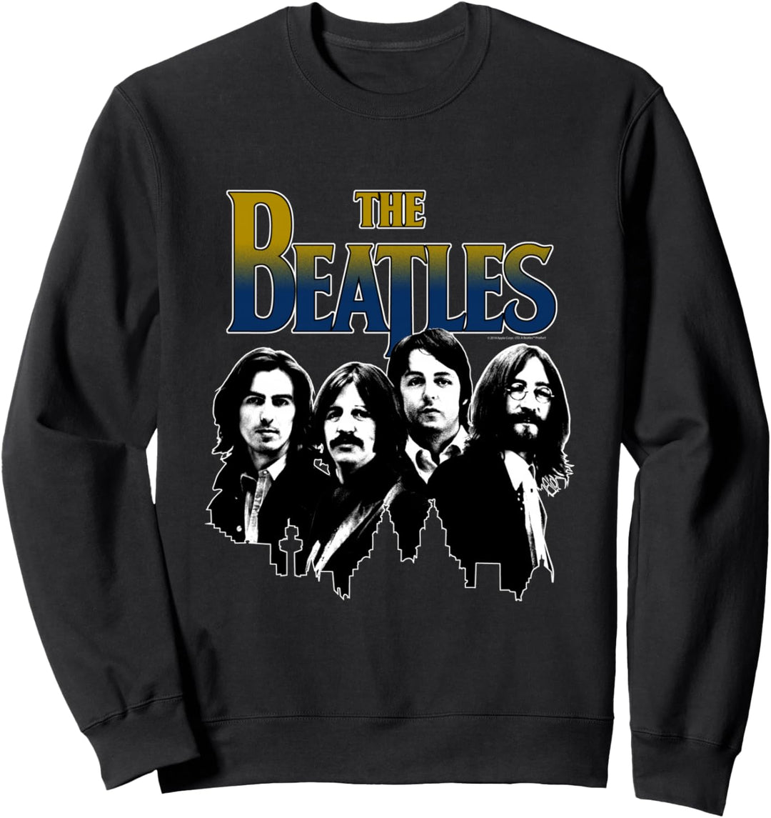 The Beatles Skyline, Schwarz und Weiss Sweatshirt