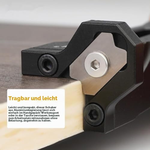 Holzbearbeitungs-Kantenschneider mit 3 Klingen, Aluminium-Banding, Bogentrimmen, Manuelles Hobelmess
