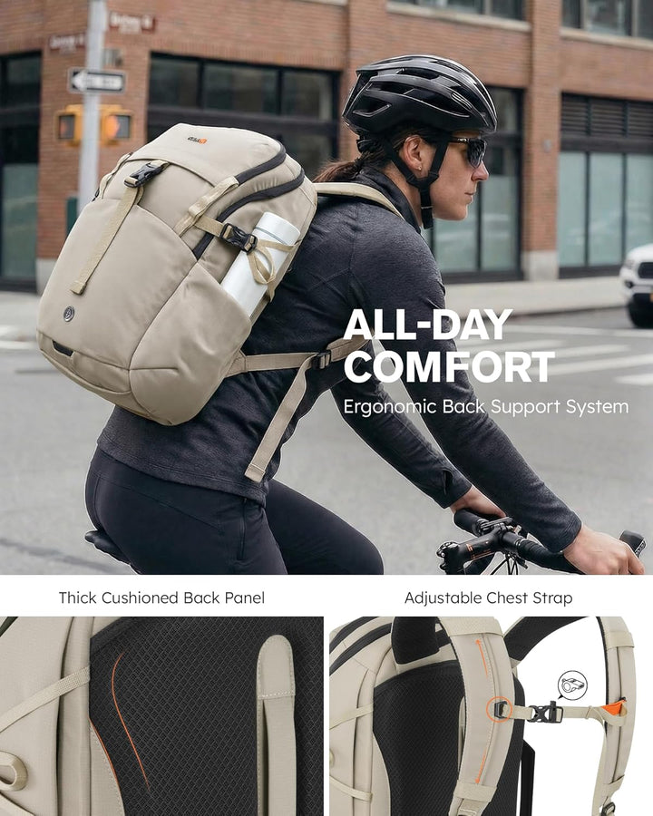 Tolaccea Reiserucksack Handgepäck Flugzeug 30L - Business Rucksack mit 15,6 Zoll Laptopfach, Arbeits