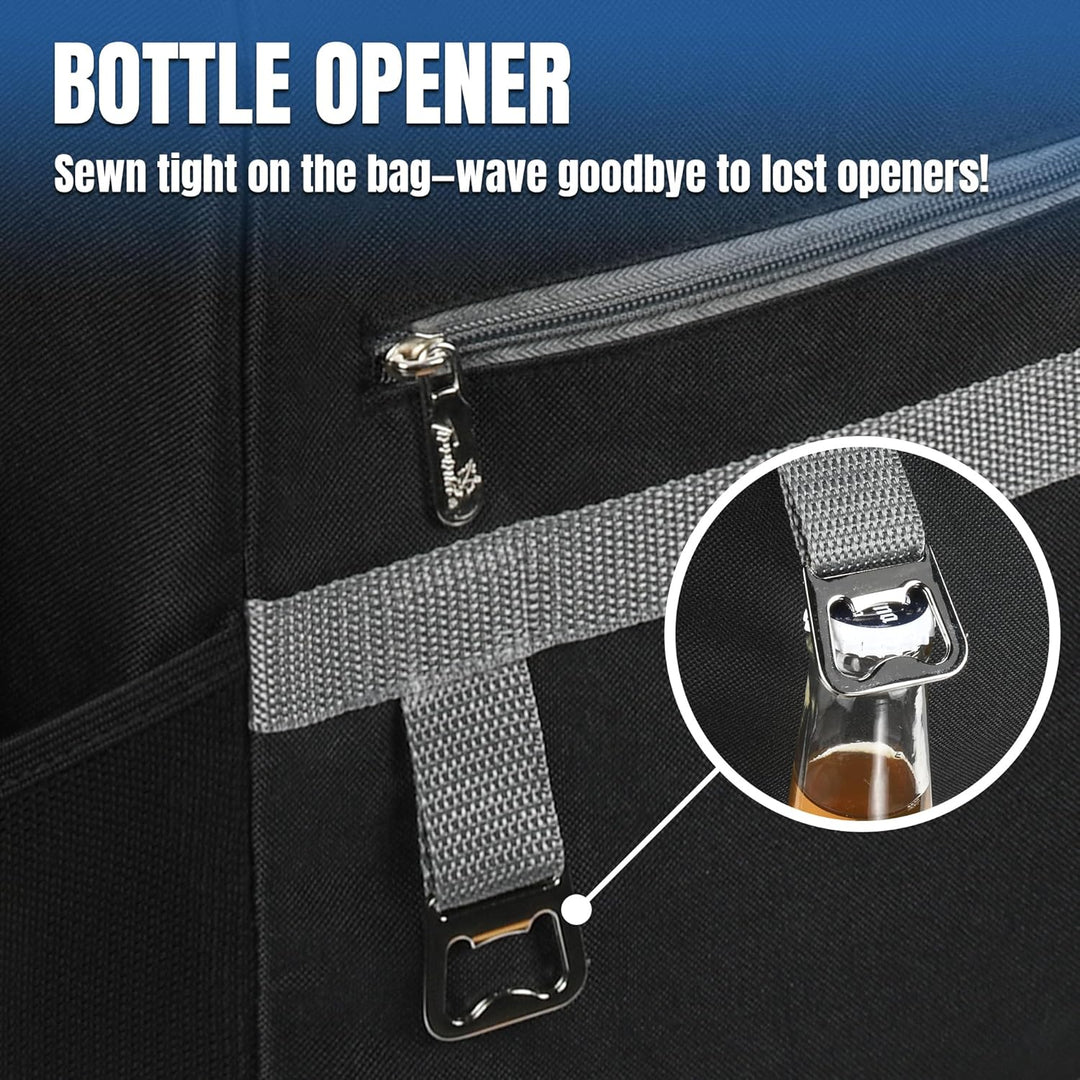 Kato Tirrinia 20L Gross Kühltasche Isoliertasche, Picknickkorb Kühlbox mit Flaschentasche 2 Flaschen
