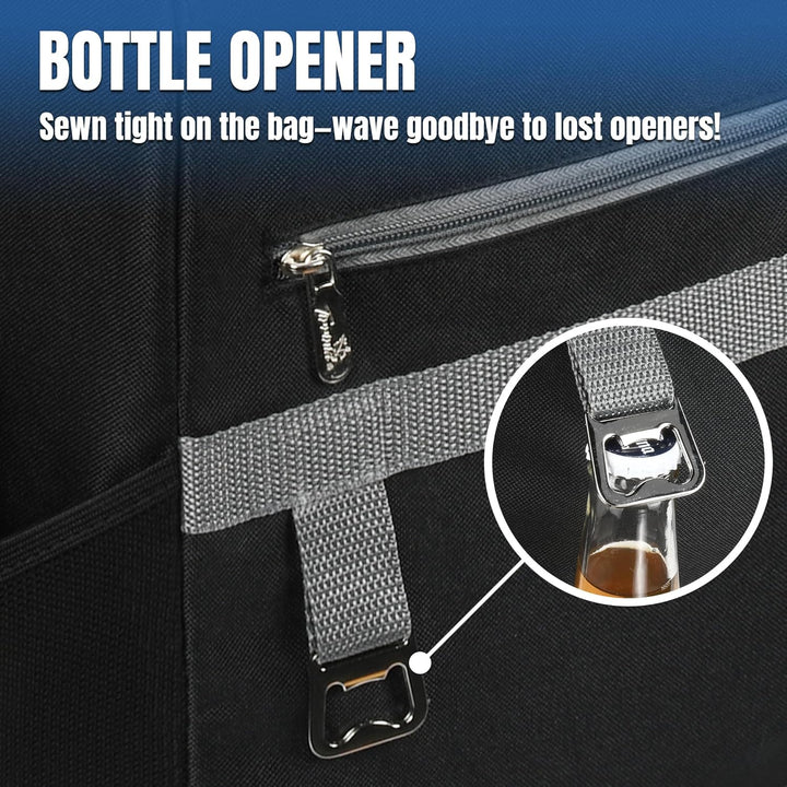 Kato Tirrinia 20L Gross Kühltasche Isoliertasche, Picknickkorb Kühlbox mit Flaschentasche 2 Flaschen