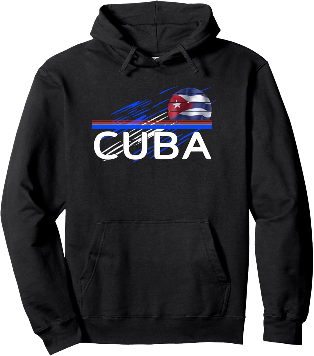 Cuba Kuba Fahne Pullover Hoodie