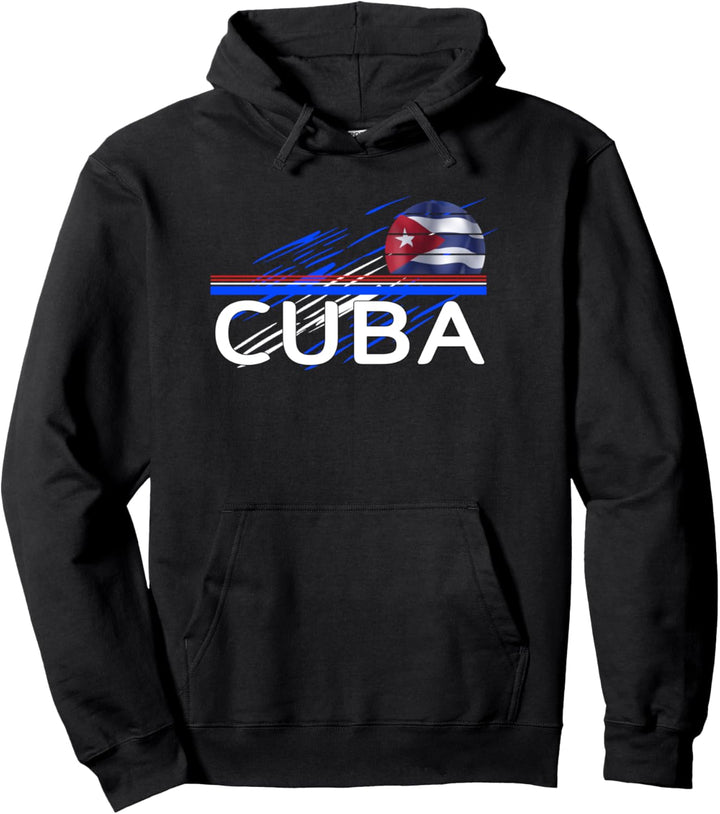 Cuba Kuba Fahne Pullover Hoodie