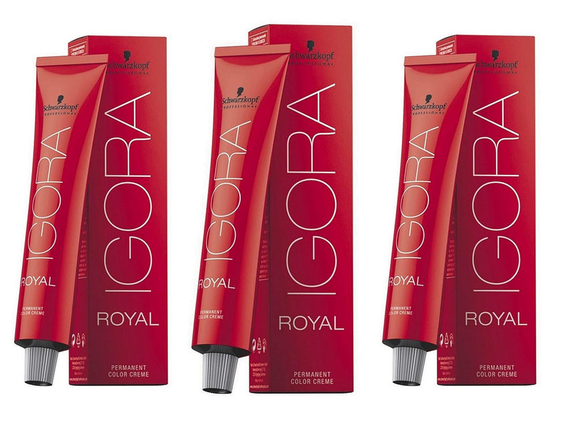 Schwarzkopf Igora Royal 7-1 SET 3 x 60ml Rot 60 ml (3er Pack), Rot 60 ml (3er Pack)