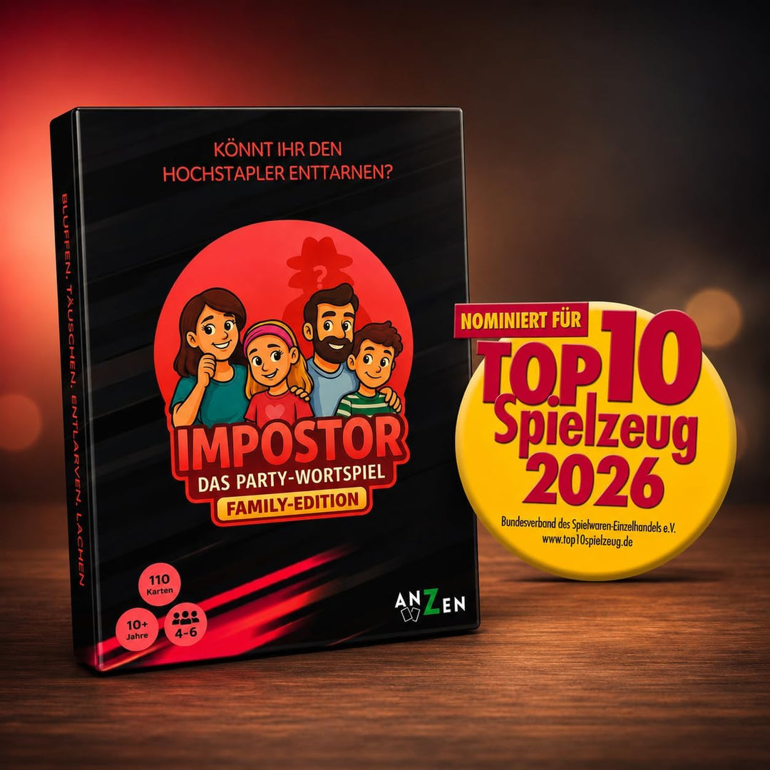 IMPOSTOR - FAMILY-Edition | Wer ist der Hochstapler? | Imposter Wortspiel als Familienspiel | Osterg