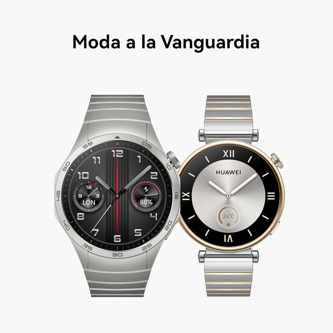 HUAWEI Watch GT 4 41mm, GPS, iOS & Android, Stainless Steel Case, Smartwatch, Bis zu 7 Tage Akkulauf