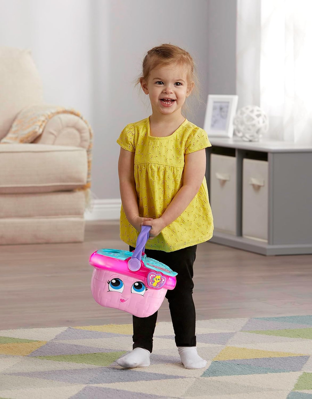 Leapfrog VTech Picknickkorb Formen und Geschmacksrichtungen, Nestbares Spielzeug für Kinder ab 1 Jah