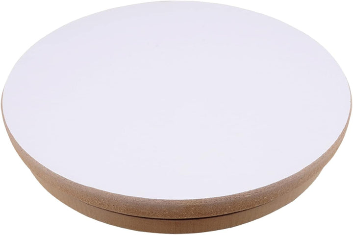 KUNSTIFY Töpferscheibe I Rund I 30cm Durchmesser, Höhe 5 cm MDF Drehscheibe Drehteller für Töpferei