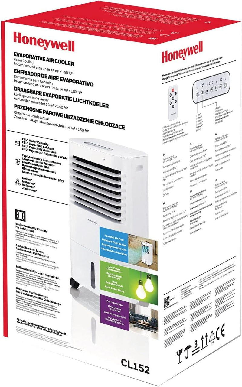 Honeywell Aircooler CL152 - 15 liter kapazität - 3-in-1