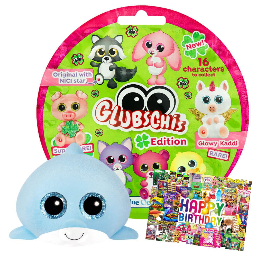 Bundle mit Blue Ocean Glubschis Sammelfigur Glück Serie 3 - Glubschi Glitzer - Figur Dudley-DOO - Ex