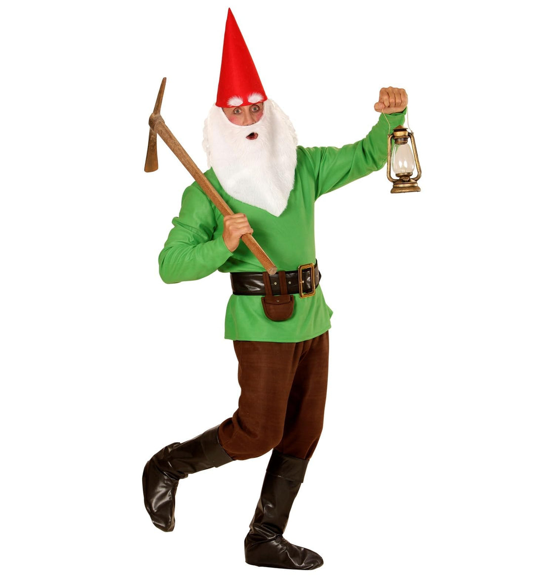 WIDMANN - Kostüm Zwerg, Gnome, Wichtel, Karneval, Faschingskostüme, Karneval, Mottoparty Grün XXL, G