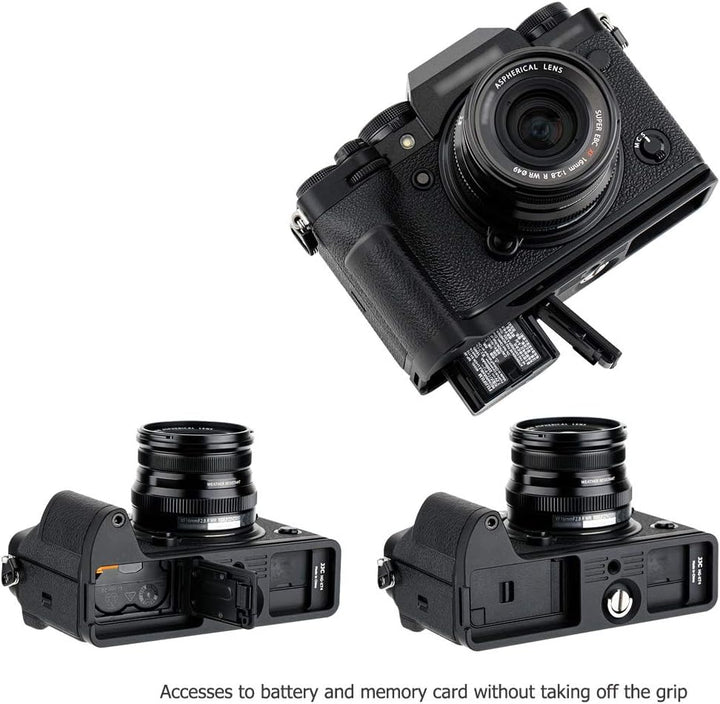 Handgriff Kameragriff Metall L-Platte Schnellwechselhalterung für Fujifilm Fuji X-T4