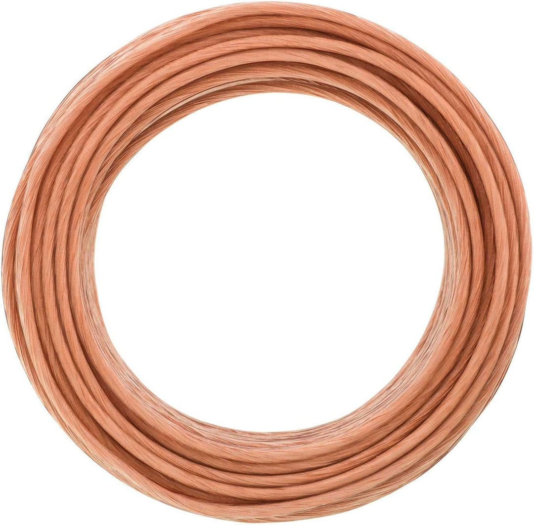 DCSk 10m - 2x2,5mm² Lautsprecherkabel transparent - OFC Kupferkabel für HiFi Audio - 99,99% Voll-Kup