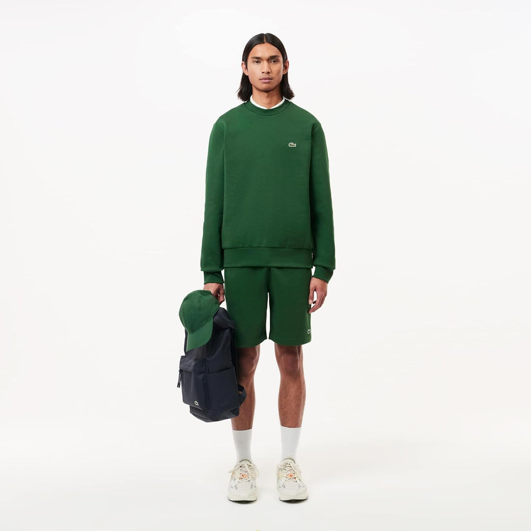 Lacoste Herren Kurze Trainingshose GH9627, Männer Sportshorts,Freizeithose,Regular Fit XL Grün, XL G