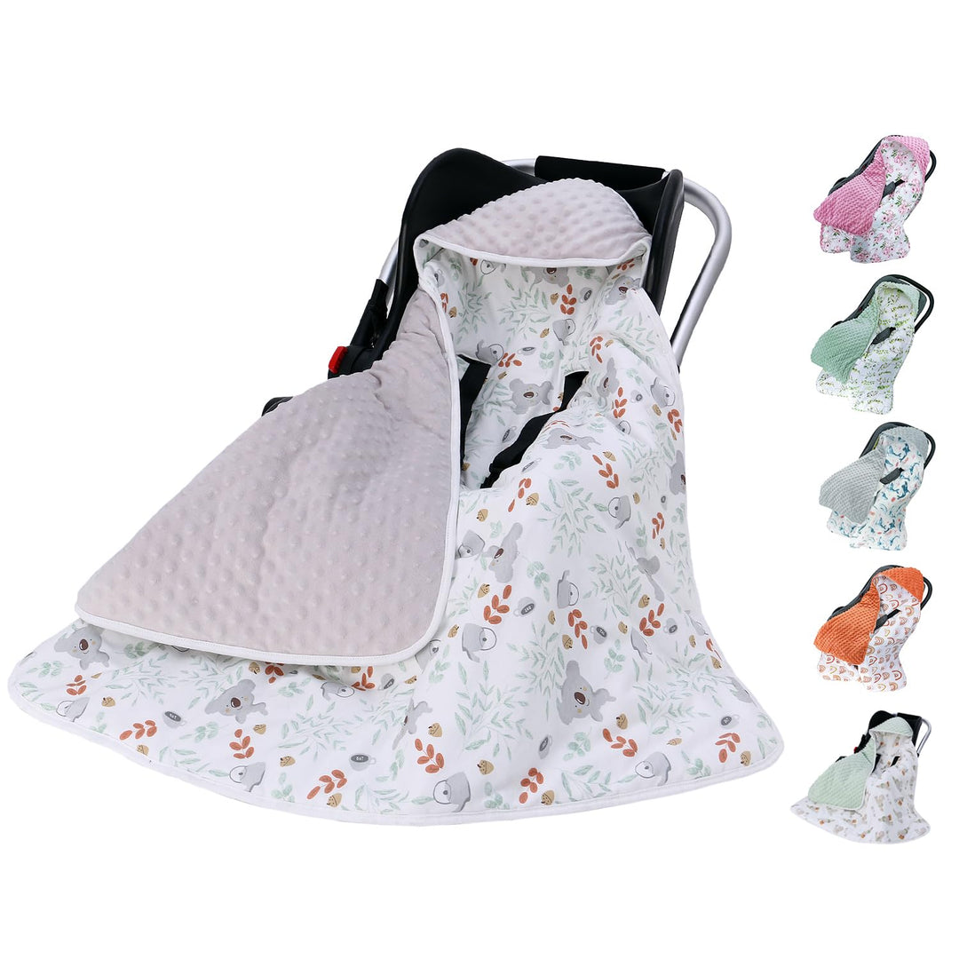 Miracle Baby Einschlagdecke Babyschale Winter Baumwolle Reversible Decke Universal Kuscheldecke 90x9