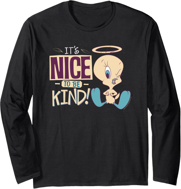 Looney Tunes Tweety Nice to be Kind Langarmshirt