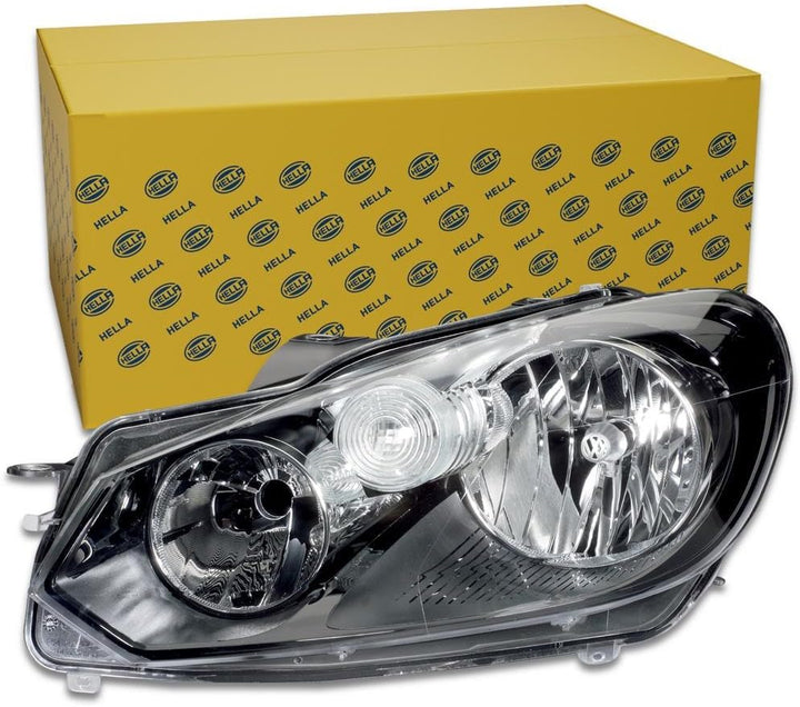 HELLA 1EG 009 901-211 FF/Halogen-Hauptscheinwerfer - links - für u.a. VW Golf VI (5K1) Links Halogen