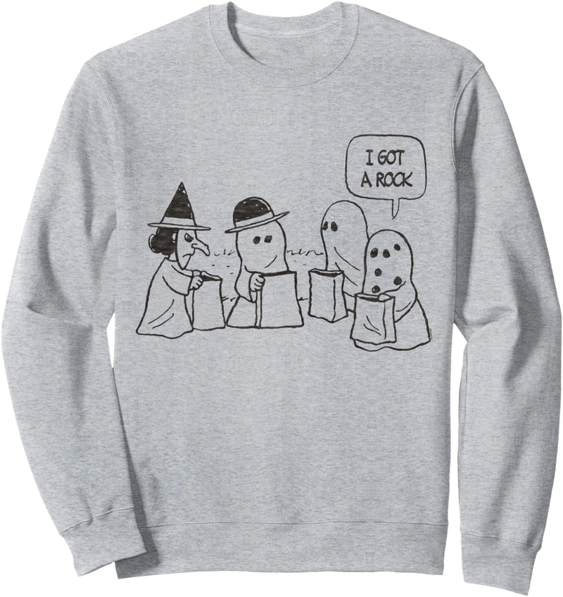 Peanuts Halloween Charlie Brown Ich habe einen Stein Sweatshirt