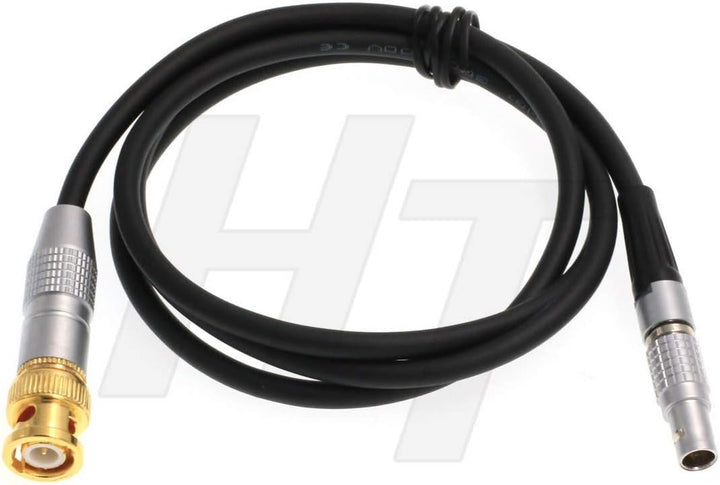 HangTon Timecode Sync-Kabel BNC auf 5 Pin für Soundgeräte Ambient ARRI Alexa Kamera 100 cm (BNC auf