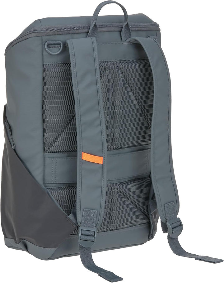 LÄSSIG Baby Wickelrucksack mit Wickelunterlage, Kinderwagenbefestigung und Flaschenhalter/GRE Slende