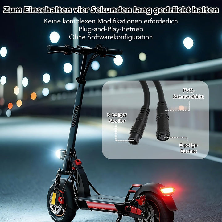 Anschlusskabel Zubehör Kompatibel mit Segway Ninebot G3 D, Plug & Play Verbindungskabel für Wartung,