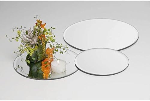 Sandra Rich Spiegelplatte, Deko Spiegel, Tischspiegel Mirror rund D. 40cm Glas