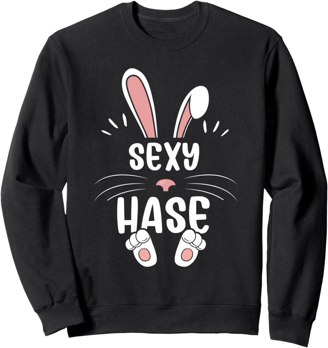Sexy Hase Ostern Osterhase Partnerlook Outfit Oster Sweatshirt