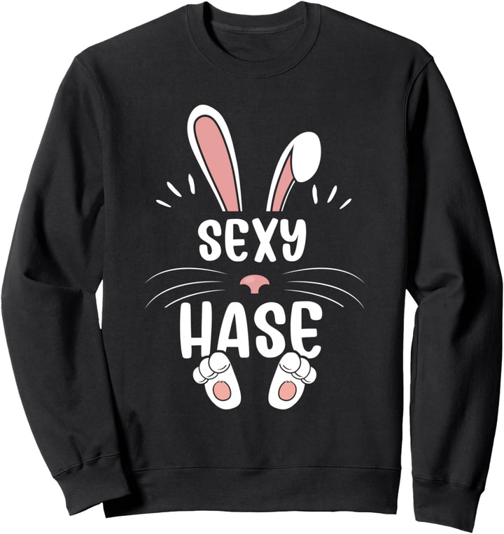 Sexy Hase Ostern Osterhase Partnerlook Outfit Oster Sweatshirt