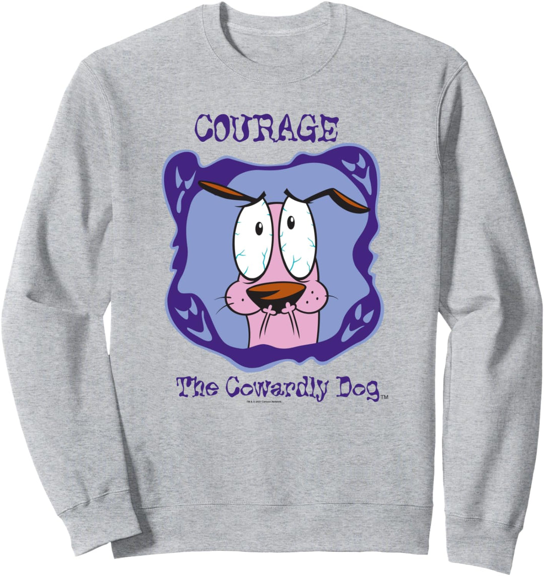 Courage the Cowardly Dog Courage The Cowardly Dog Sweatshirt