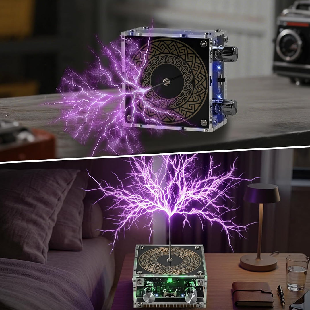 Musik Tesla Spule Bluetooth Lautsprecher mit LED, Berührbarer Lichtbogen Plasma Generator, Tesla Coi