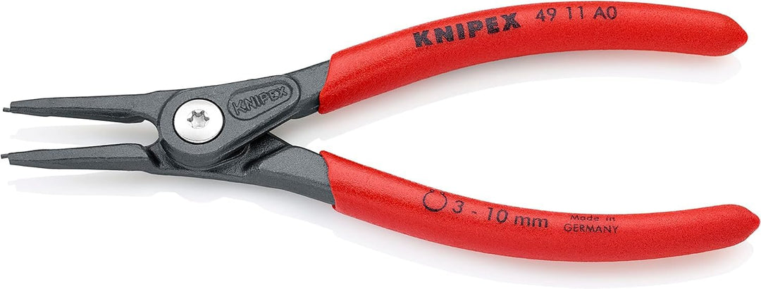 KNIPEX Präzisions-Sicherungsringzange für Aussenringe auf Wellenmit rutschhemmendem Kunststoff überz