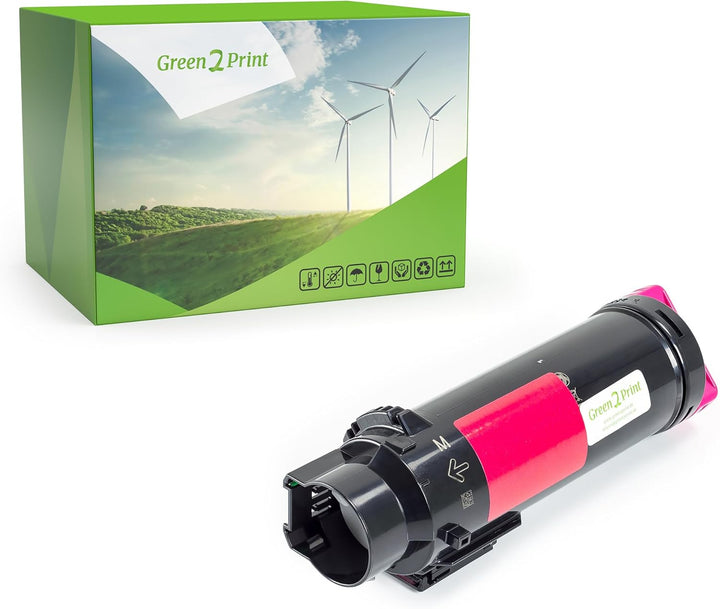 Green2Print Toner Magenta 1200 Seiten ersetzt Dell 593-BBRX passend für Dell S2825CDN, H625CDW, H825