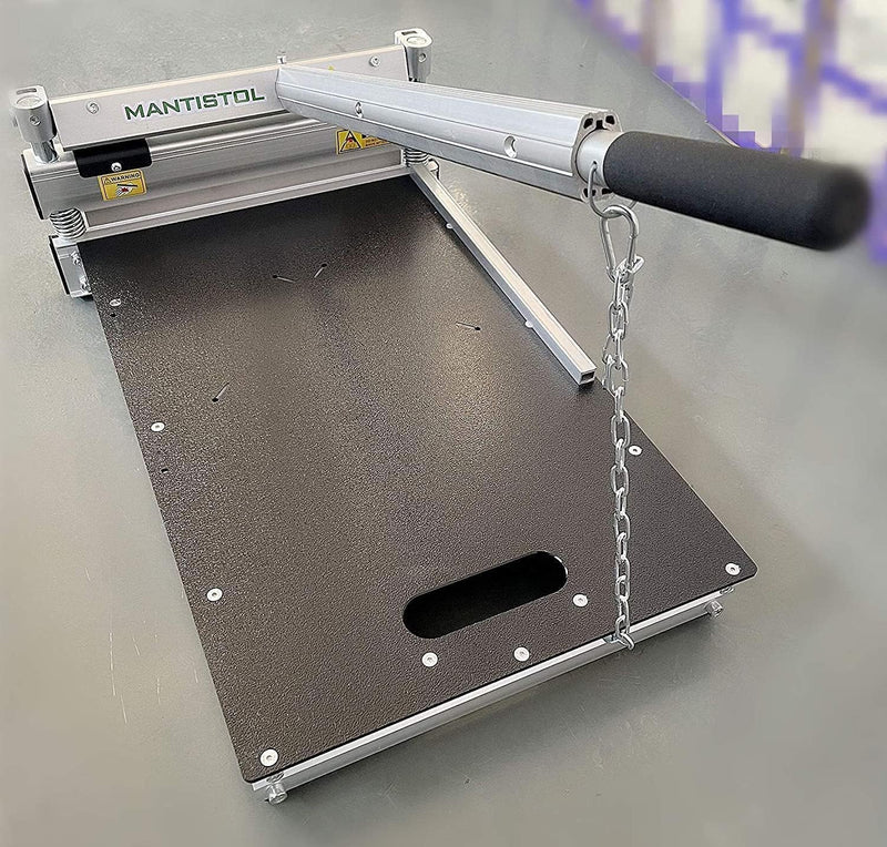 MantisTol 330mm Laminatschneider MC-330,Perfekt für Parkettarten,Laminat, Edelhölzer, Vinylpaneele,
