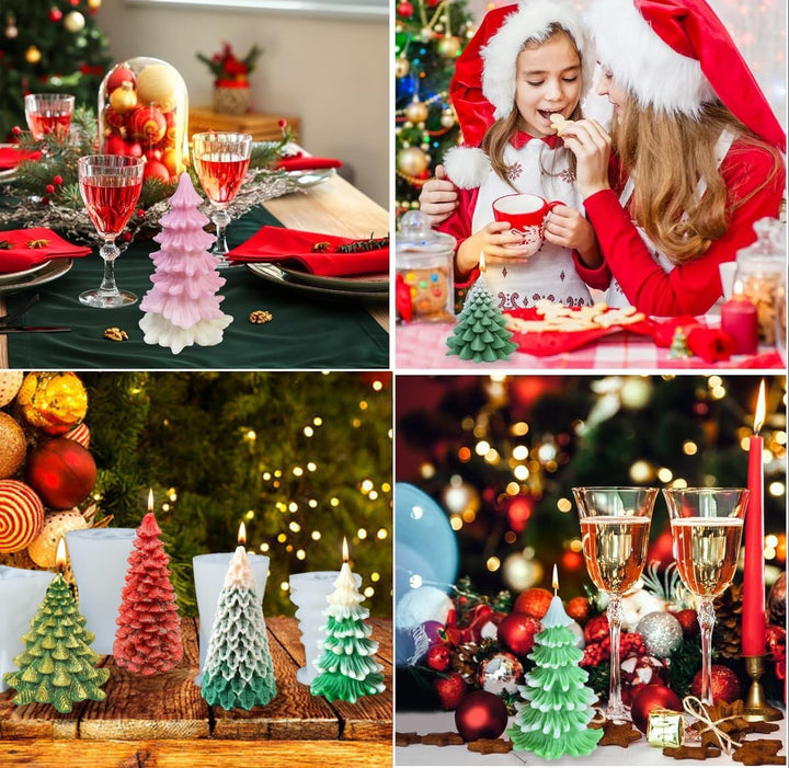 Kerzen Selber Machen set Weihnachtsbaum Kerzenformen zum Giessen Kerzen Form Weihnachten Christmas S