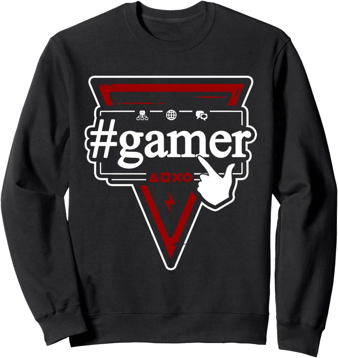 Gamer - Lustiges Zocker Nerd Geschenk Gaming Sweatshirt