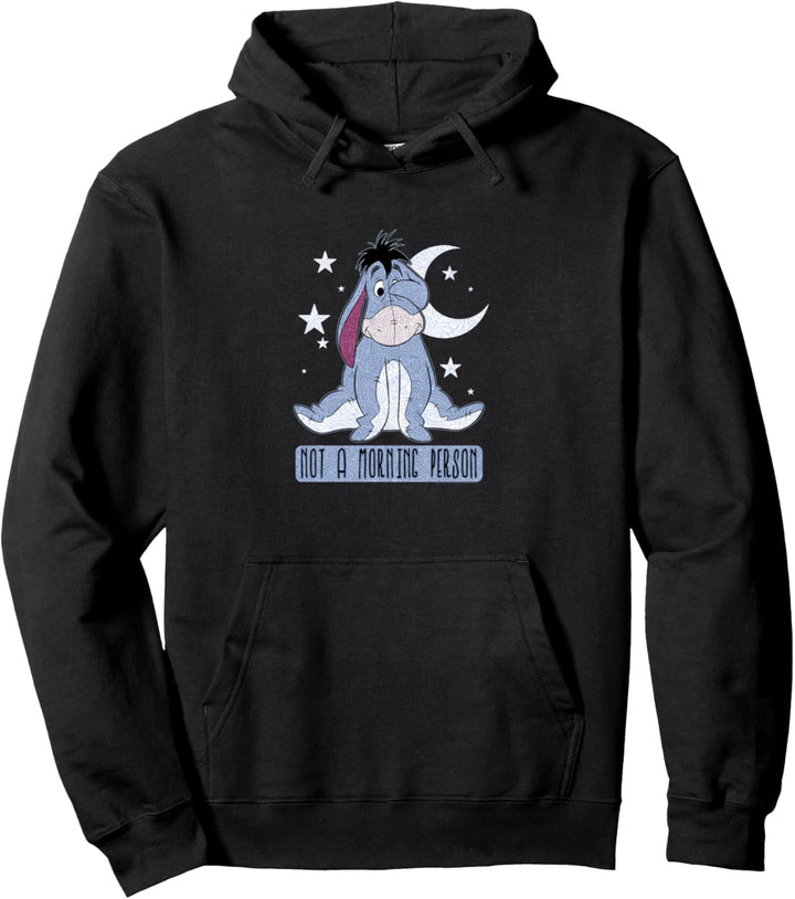 Disney Winnie The Pooh Eeyore Not A Morning Person Eye Cover Pullover Hoodie