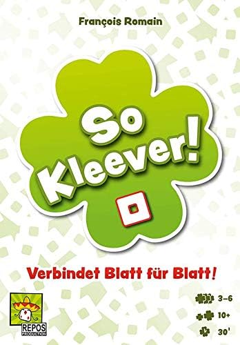 Repos Production, So Kleever, Partyspiel, Ratespiel, 3-6 Spieler, Ab 10+ Jahren, 30+ Minuten, Deutsc