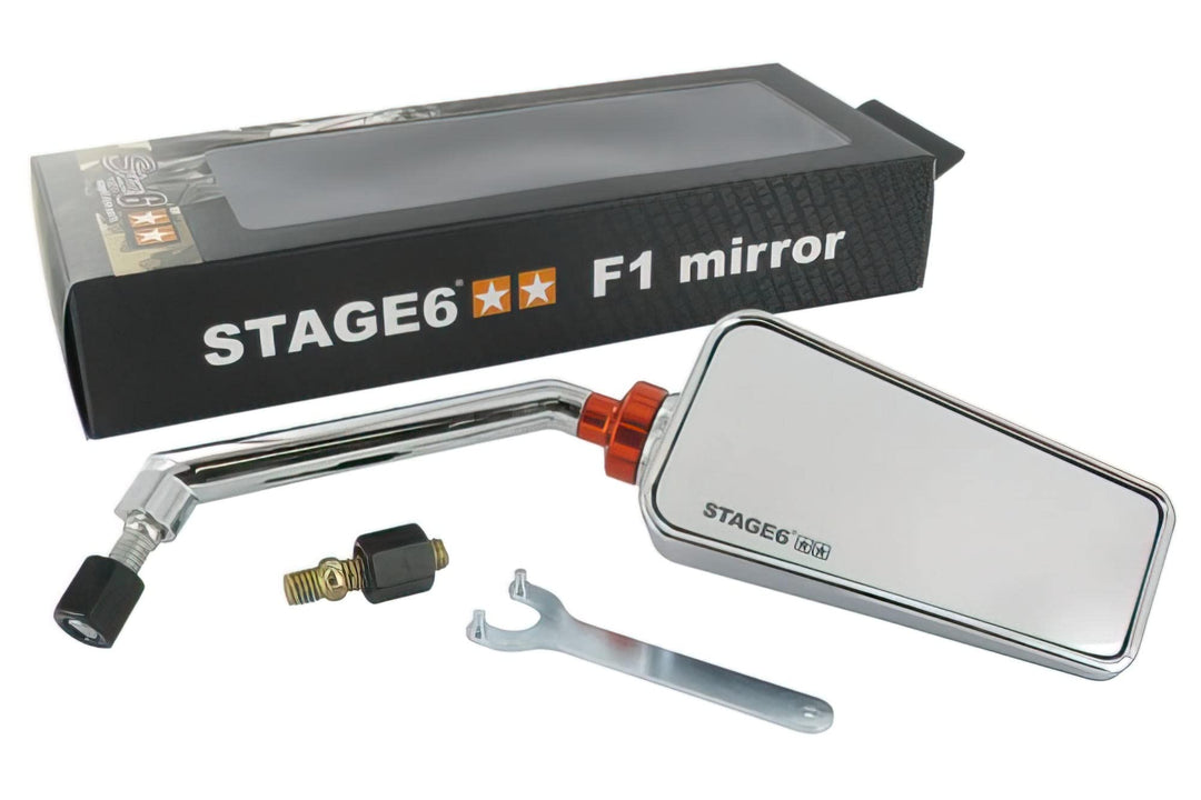 Spiegel Stage6 F1 rechts M8 Chrom
