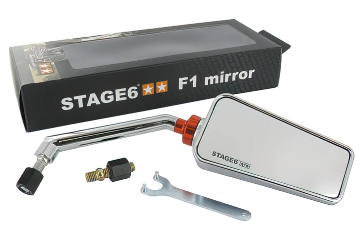 Spiegel Stage6 F1 rechts M8 Chrom
